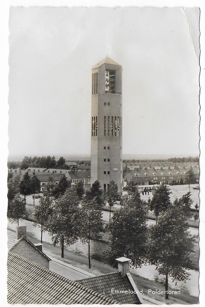 Emmeloord Poldertoren  Ongelopen Ansichtkaart  ( B7735), Verzenden, 1960 tot 1980, Ongelopen