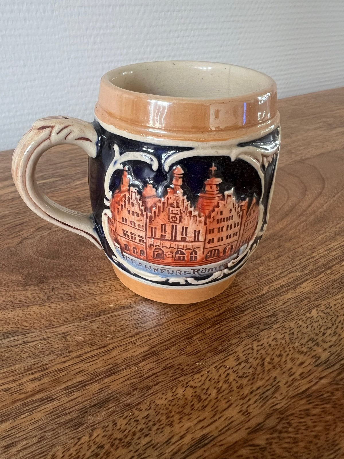 Souvenir Bierpul Duitsland - Frankfurt & Hofbräuhaus, Ophalen of Verzenden