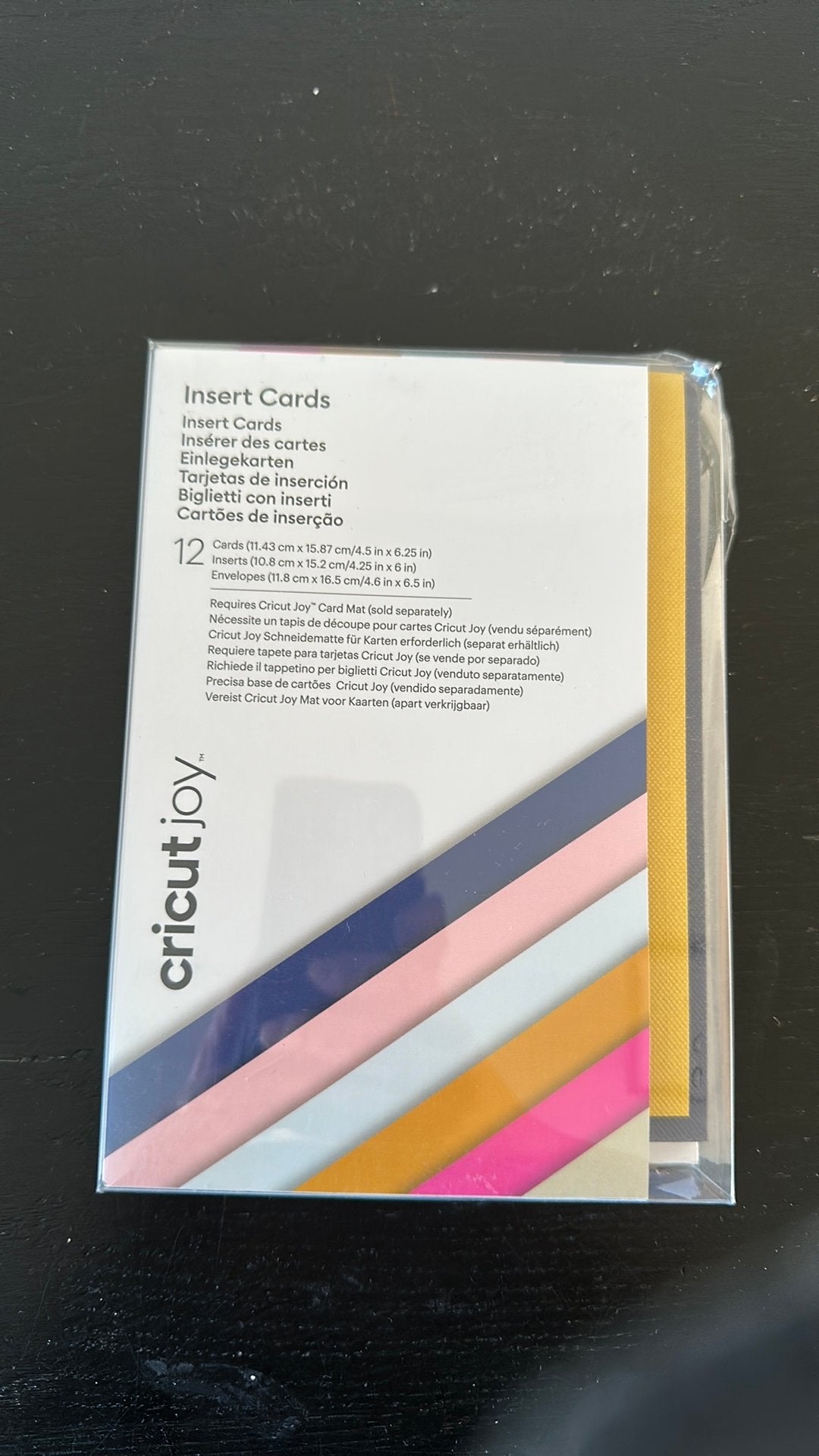 Nieuw! Grote cricut insert cards 12 stuks!, Ophalen of Verzenden, Nieuw, Overige thema's, Blanco kaart of Basiskaart