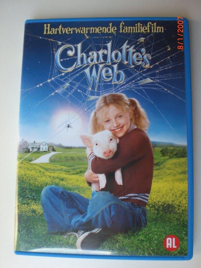 dvd Charlotte's Web Dakota Fanning John Cleese Beau Bridges, Cd's en Dvd's, Dvd's | Kinderen en Jeugd, Alle leeftijden, Nederlands