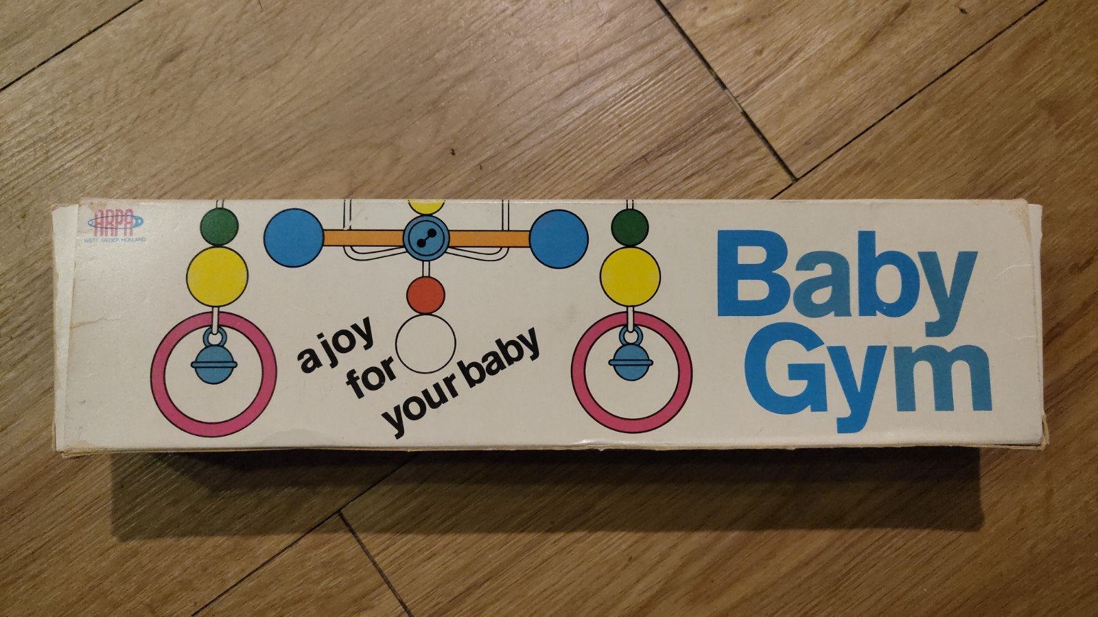 Vintage Baby Gym - Speelboog/boxspanner voor baby's, Ophalen of Verzenden, Gebruikt, Babygym, Met geluid
