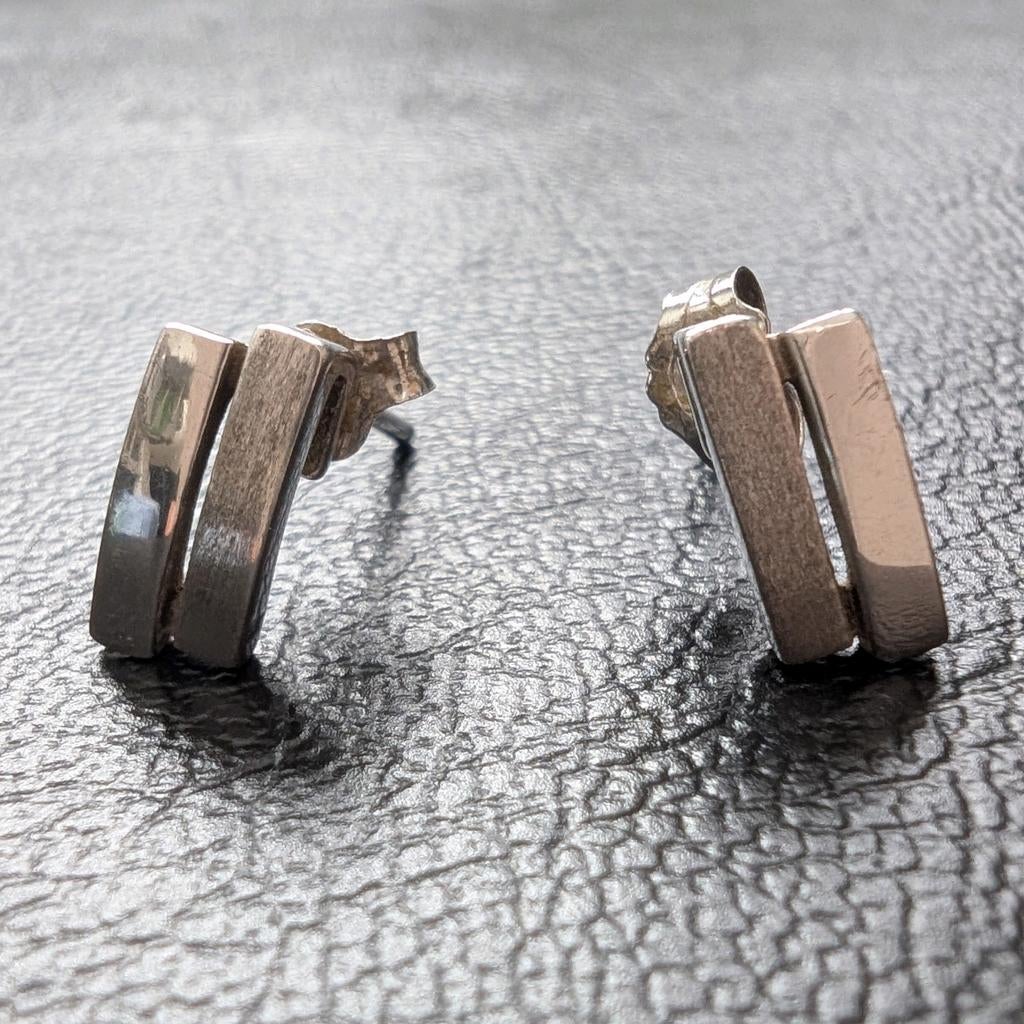 925 Sterling zilveren oorstekers oorbellen knopjes, Sieraden, Tassen en Uiterlijk, Oorbellen, Gebruikt, Ophalen of Verzenden, Knopjes of Stekers