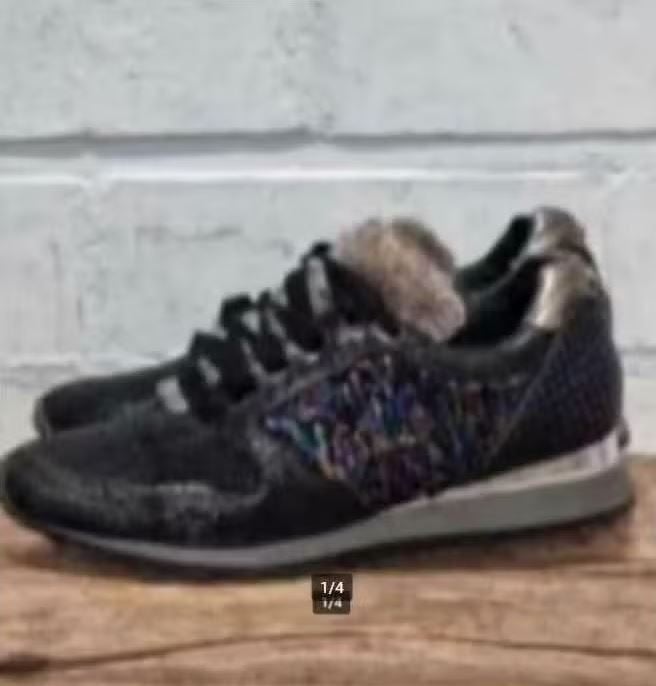 Donna Carolina - Prachtige sneakers maat 37 Als nieuw, Donna Carolina, Zwart, Nieuw, Ophalen of Verzenden