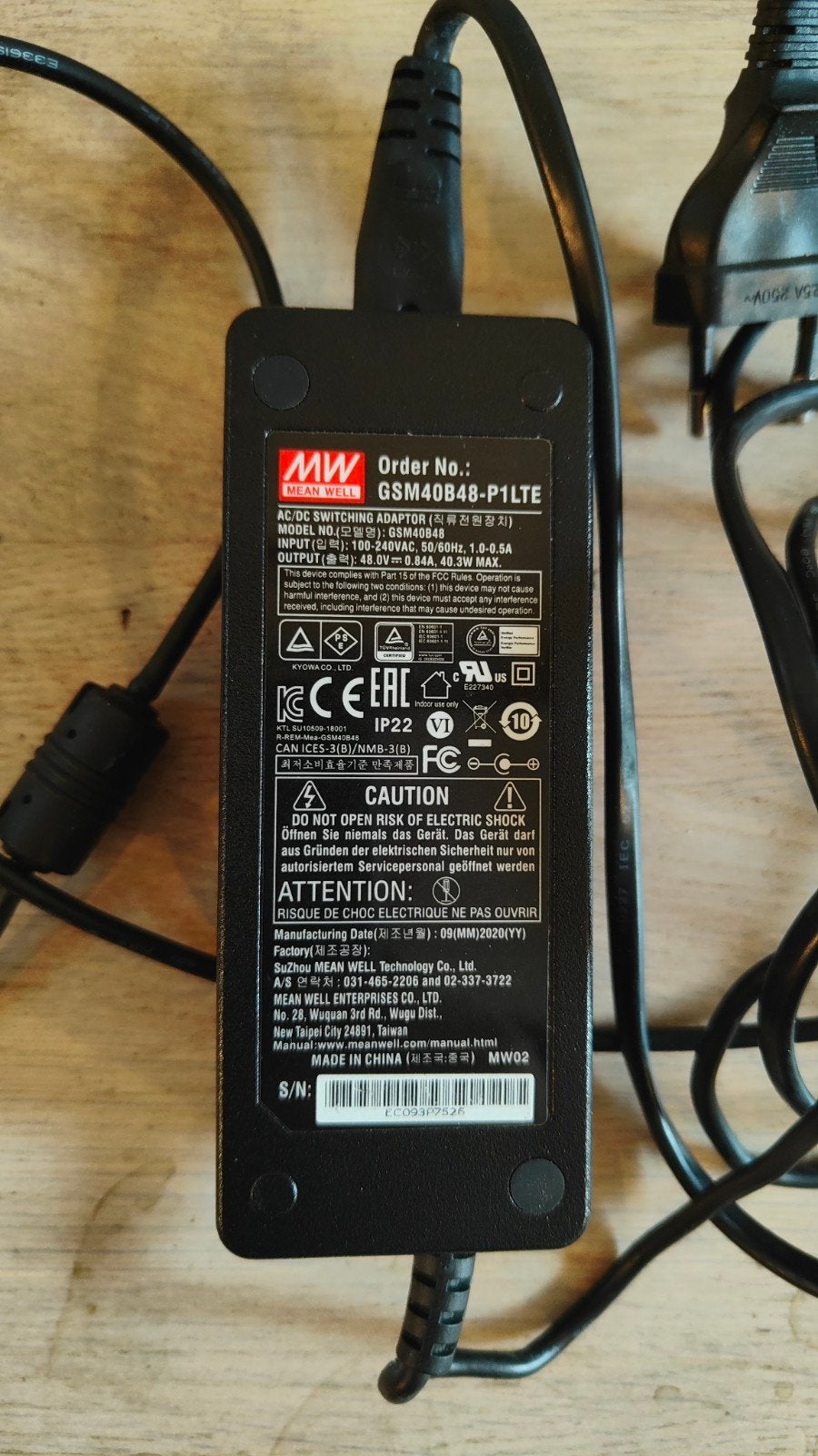 Voedingsadapter Tacx Neo, Sport en Fitness, Ophalen of Verzenden, Gebruikt, Overige typen