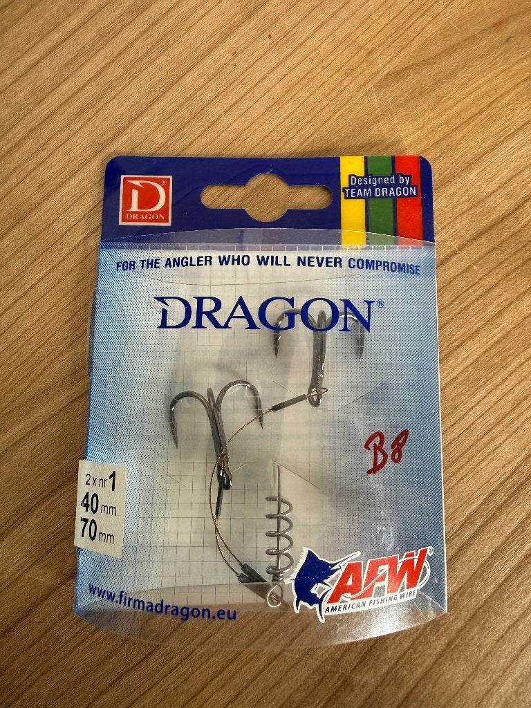 Dragon Stinger Tackle Set – 2x nr. 1 (40 mm / 70 mm), Watersport en Boten, Overige typen, Nieuw, Ophalen of Verzenden, E