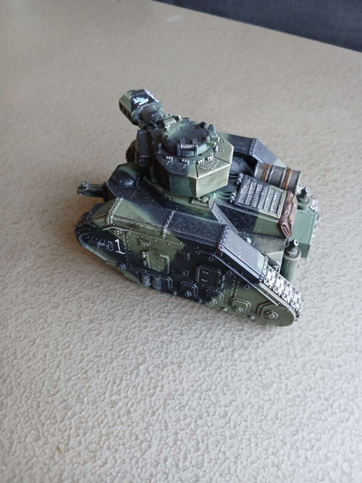 Warhammer 40K Leman Russ Tank - Geverfd, Overige merken, Gebruikt, Tank, Groter dan 1:32