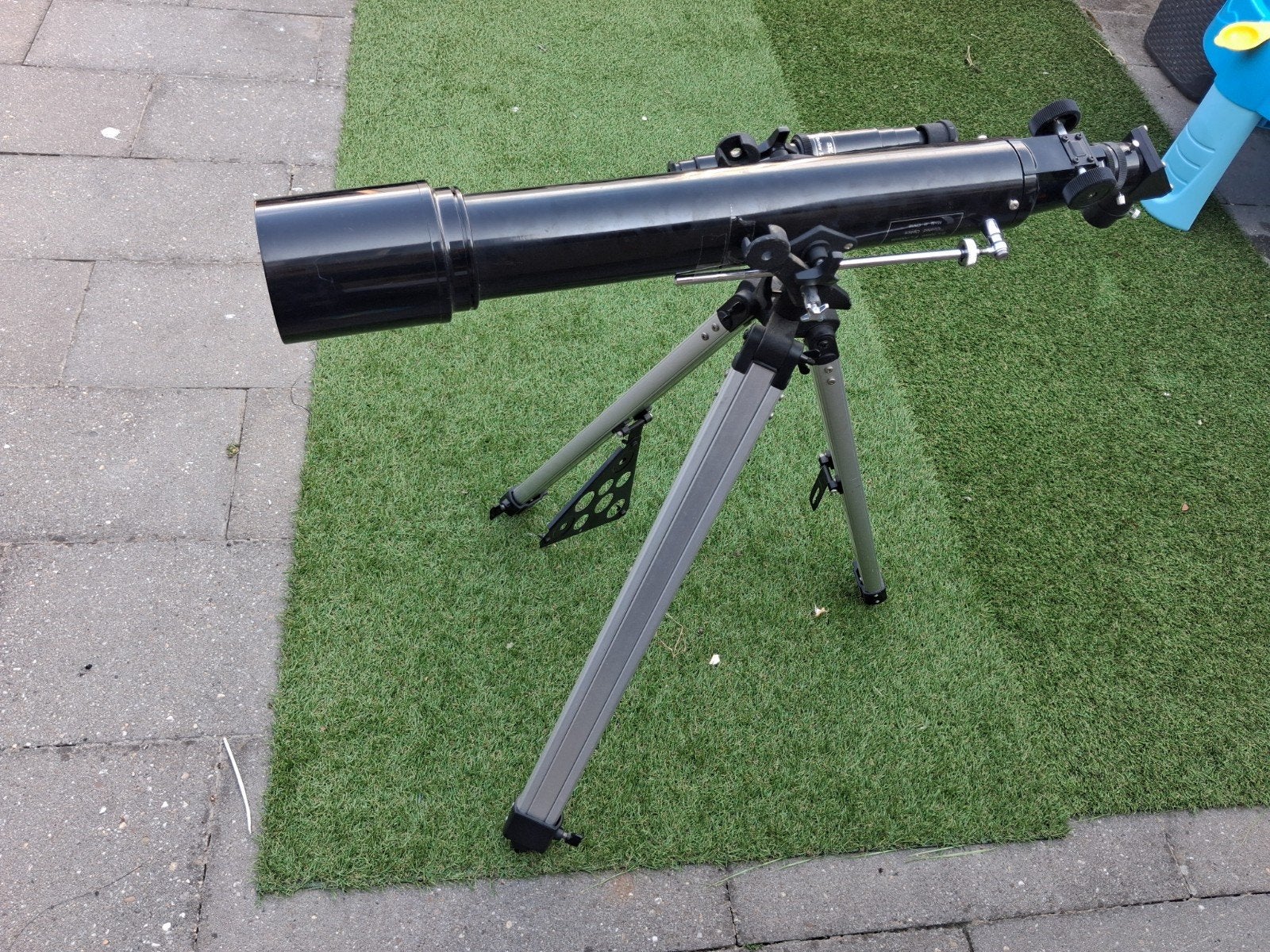 Telescoop D=70mm F=700mm met statief en accessoires, Ophalen of Verzenden