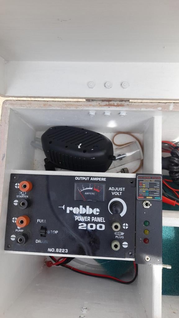 Robbe Power Paneel 200 en Power Starter 120, Ophalen, Gebruikt