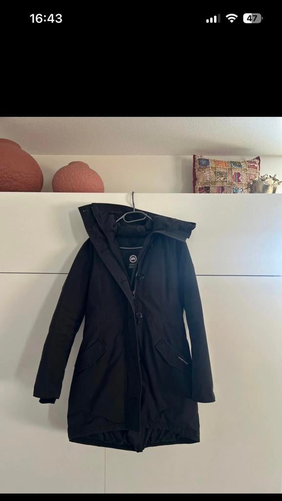 Canada Goose parka dames maat L, Kleding | Dames, Jassen | Winter, Ophalen of Verzenden, Zo goed als nieuw, Zwart