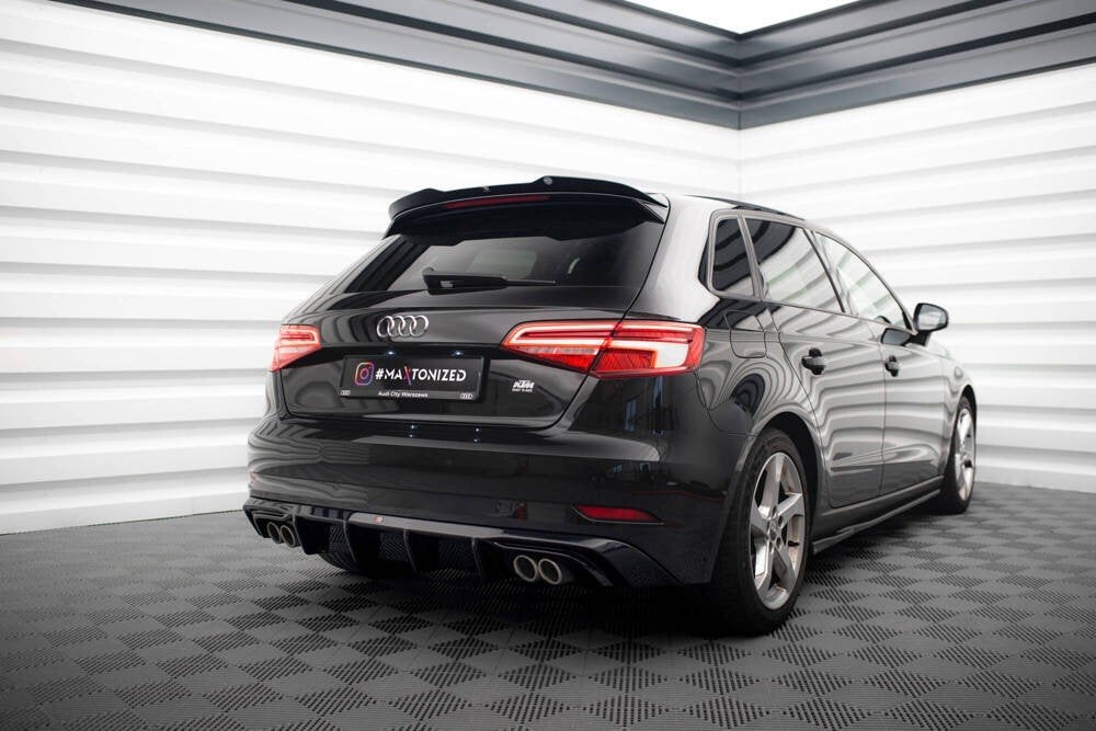 Voorlip sideskirt spoiler diffuser - Audi A3 Sportback 16-20, Ophalen of Verzenden