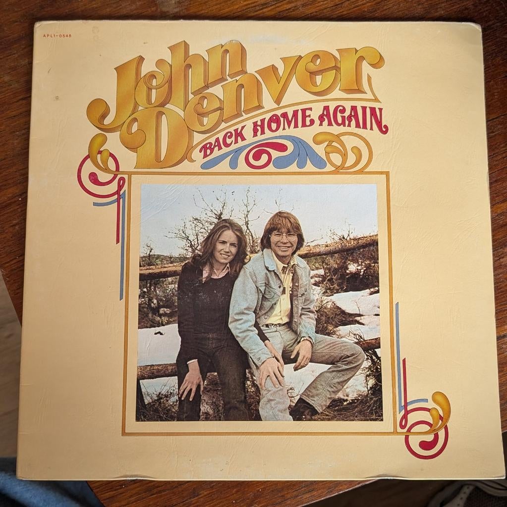John Denver - Back Home Again LP (nette staat), Ophalen of Verzenden, Gebruikt, 12 inch
