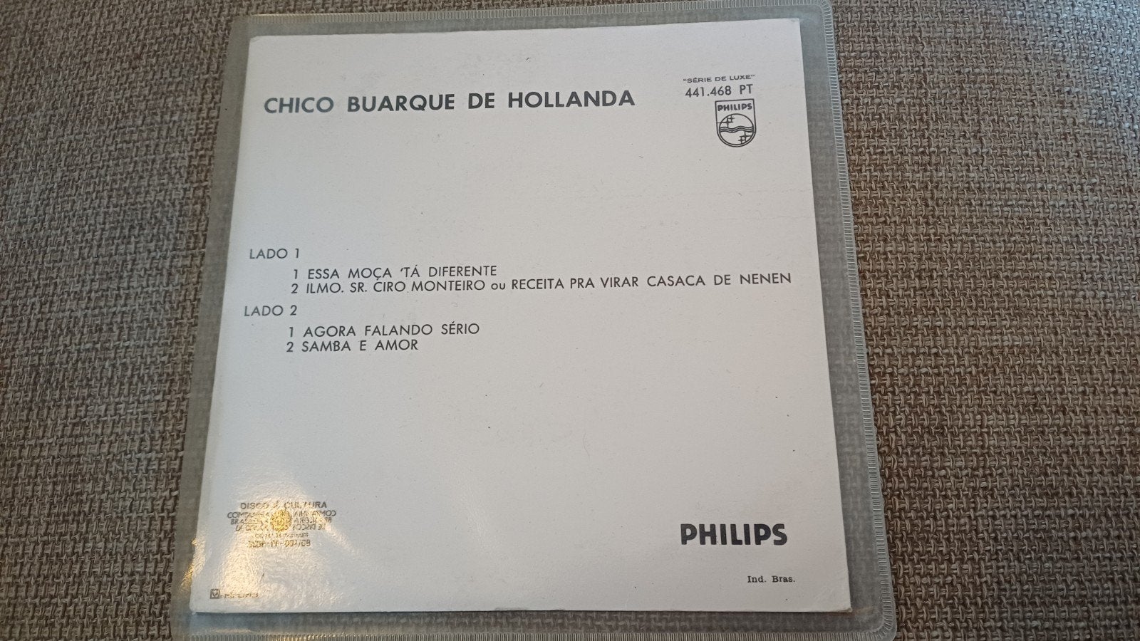 Chico Buarque de Hollanda - Philips EP (1970), Gebruikt, Wereldmuziek, 7 inch, Ophalen of Verzenden