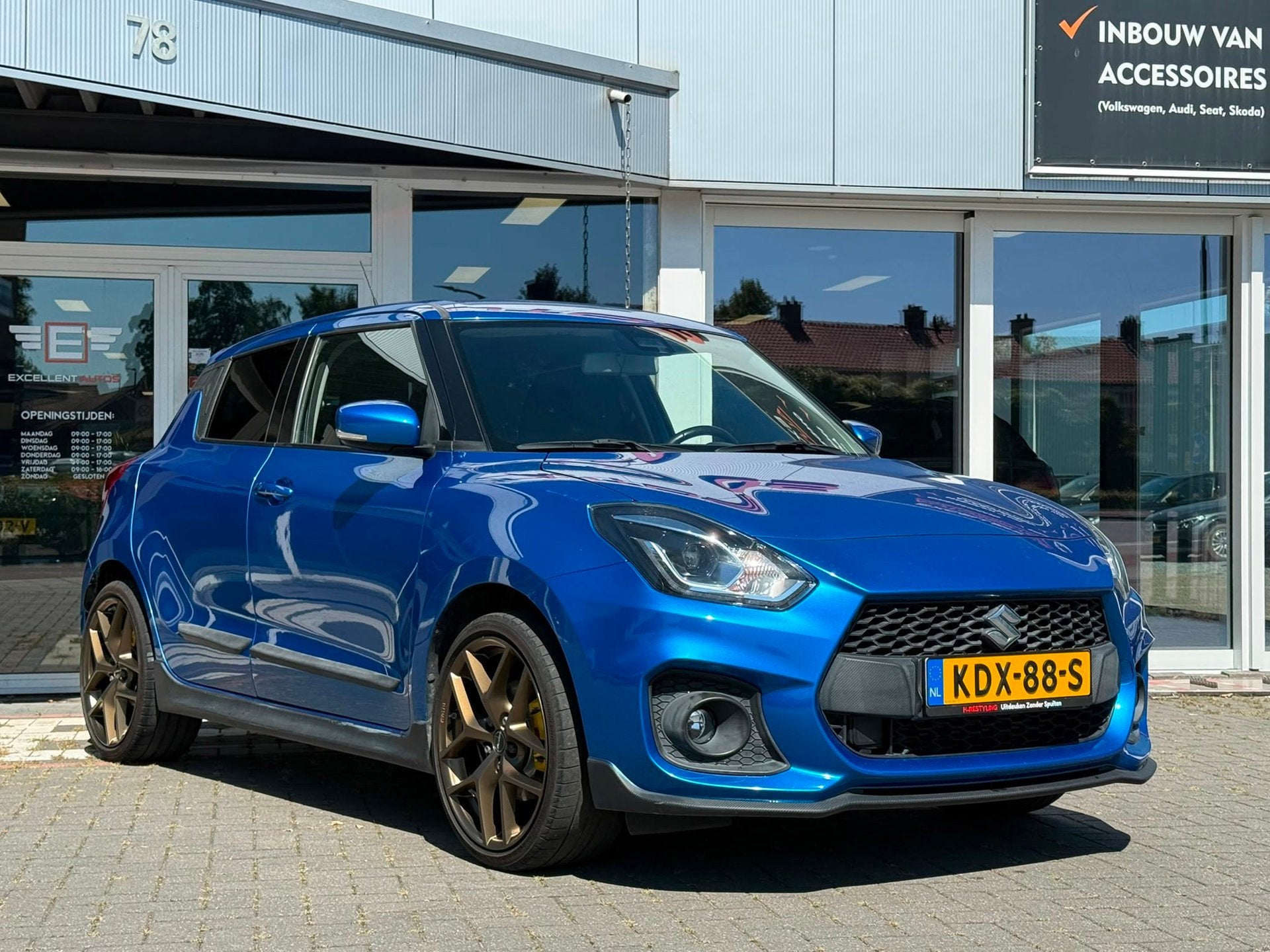 Suzuki SWIFT 1.4 Sport, Auto's, Suzuki, Stof, Gebruikt, 4 cilinders, Blauw