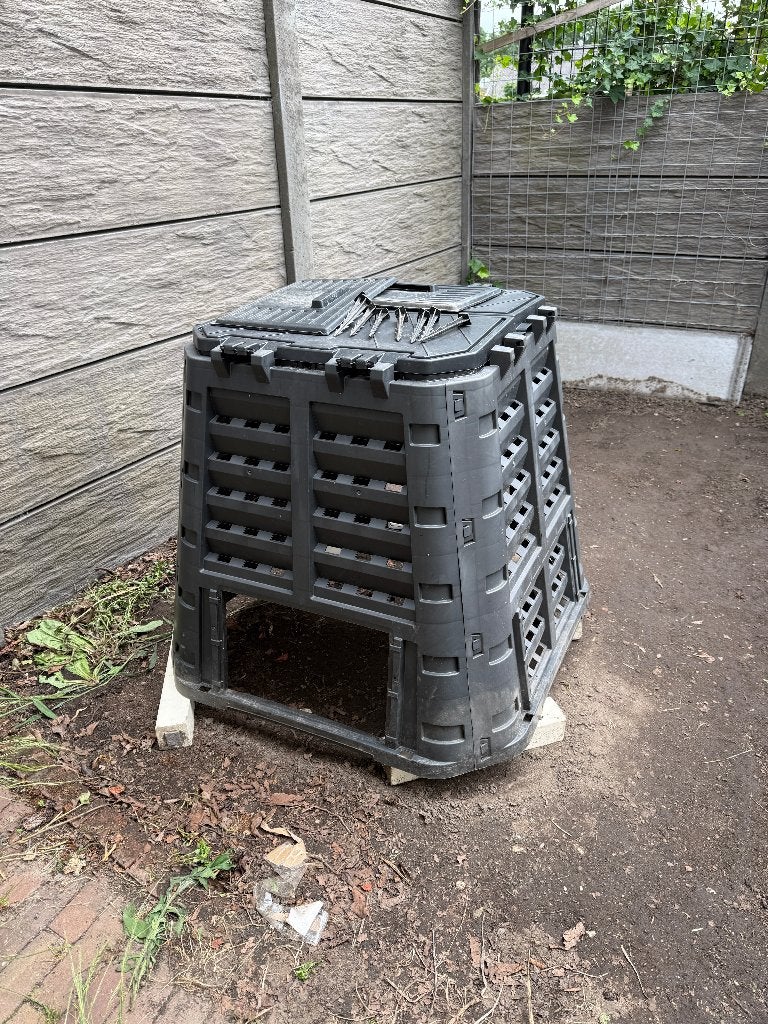 compostvat, Ophalen, Gebruikt