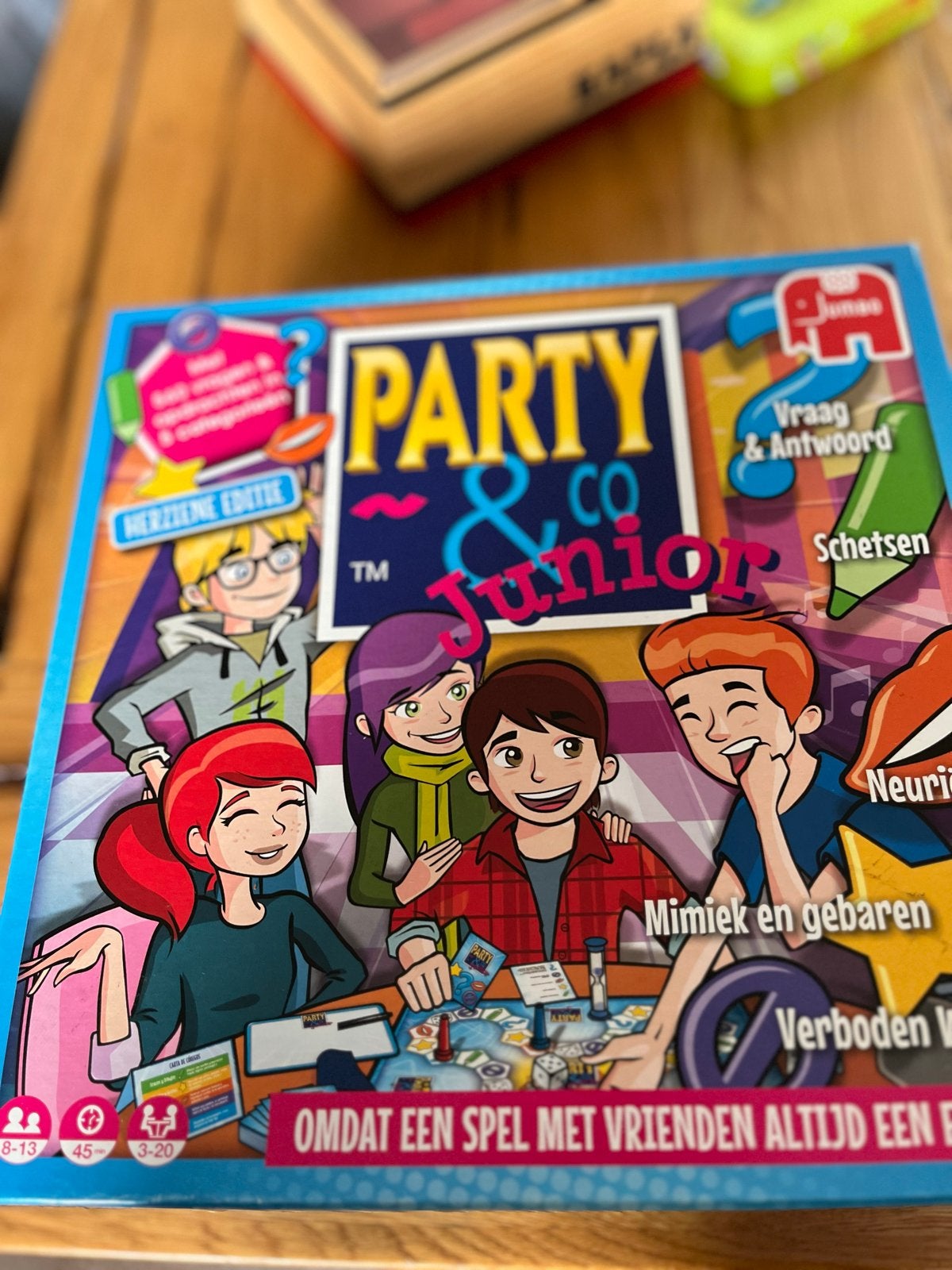 Party & Co Junior Bordspel - Herzien Editie, Vijf spelers of meer, Ophalen of Verzenden, Gebruikt