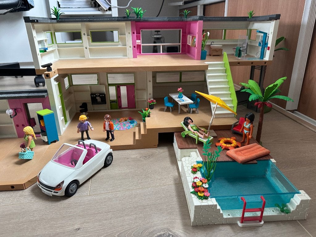 Playmobil Moderne luxevilla 5574 / 6389 / 5585 / 5586 / 5575, Kinderen en Baby's, Ophalen of Verzenden, Zo goed als nieuw, Losse onderdelen