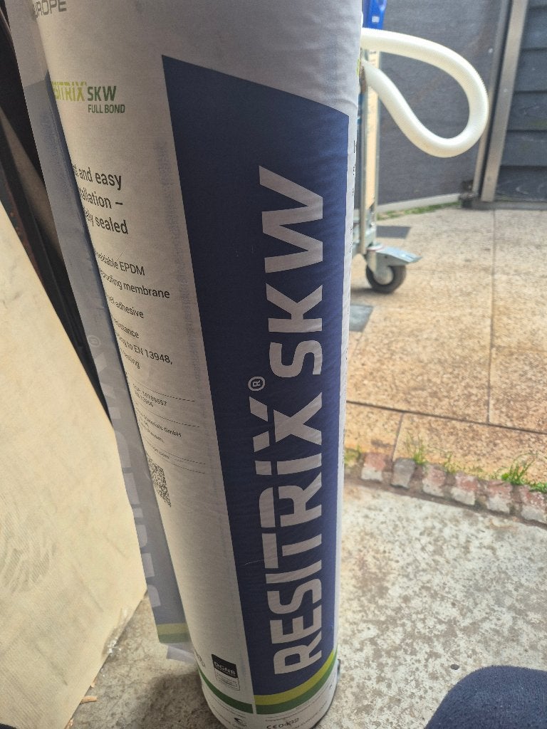 1 rol resitrix skw full bond 10meter, Ophalen, Overige materialen, 10 tot 15 m², Zwart