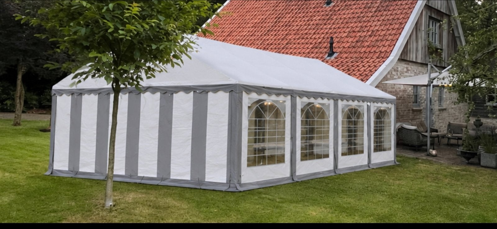 Ruime Partytent 5x8x2m - Ideaal voor Feesten en Evenementen, Ophalen, Partytent, Nieuw, 2 meter of meer