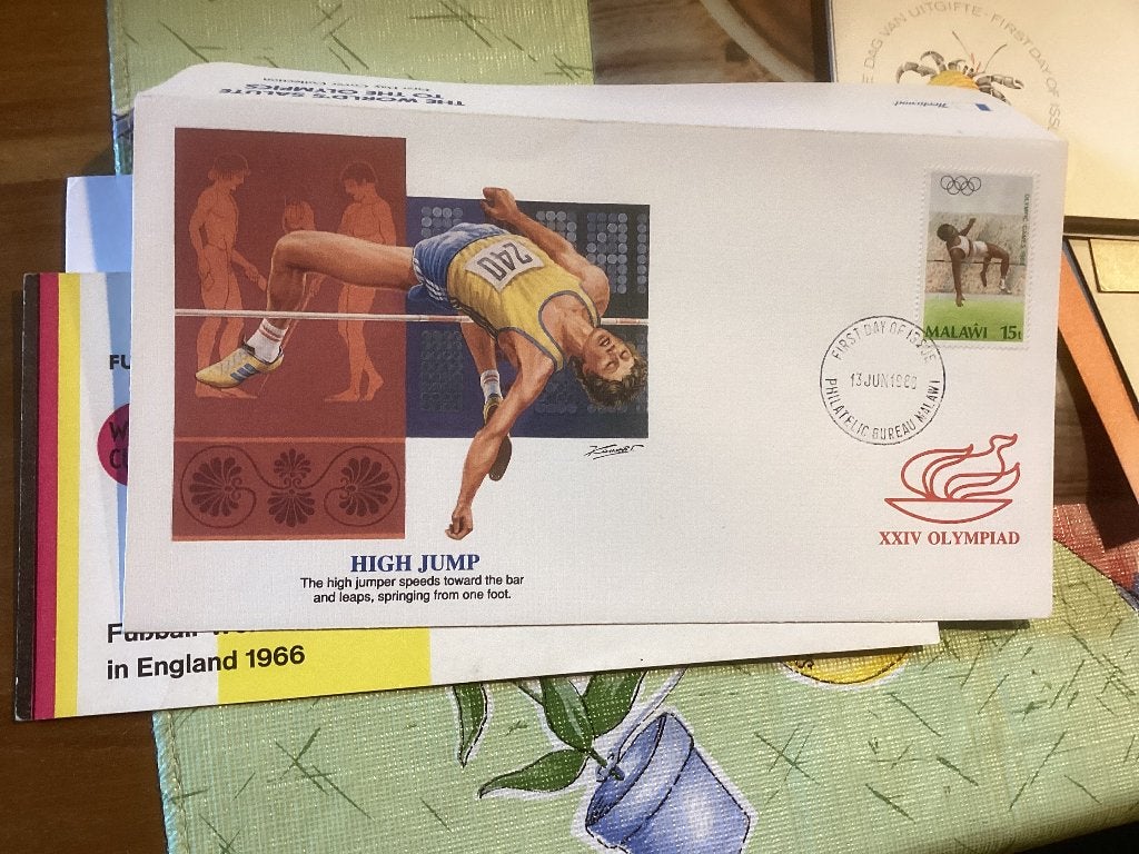 No5029 Olympische Malawi 13 juni 1988 Heb ook Nederland jaar, Ophalen, Onbeschreven, Nederland