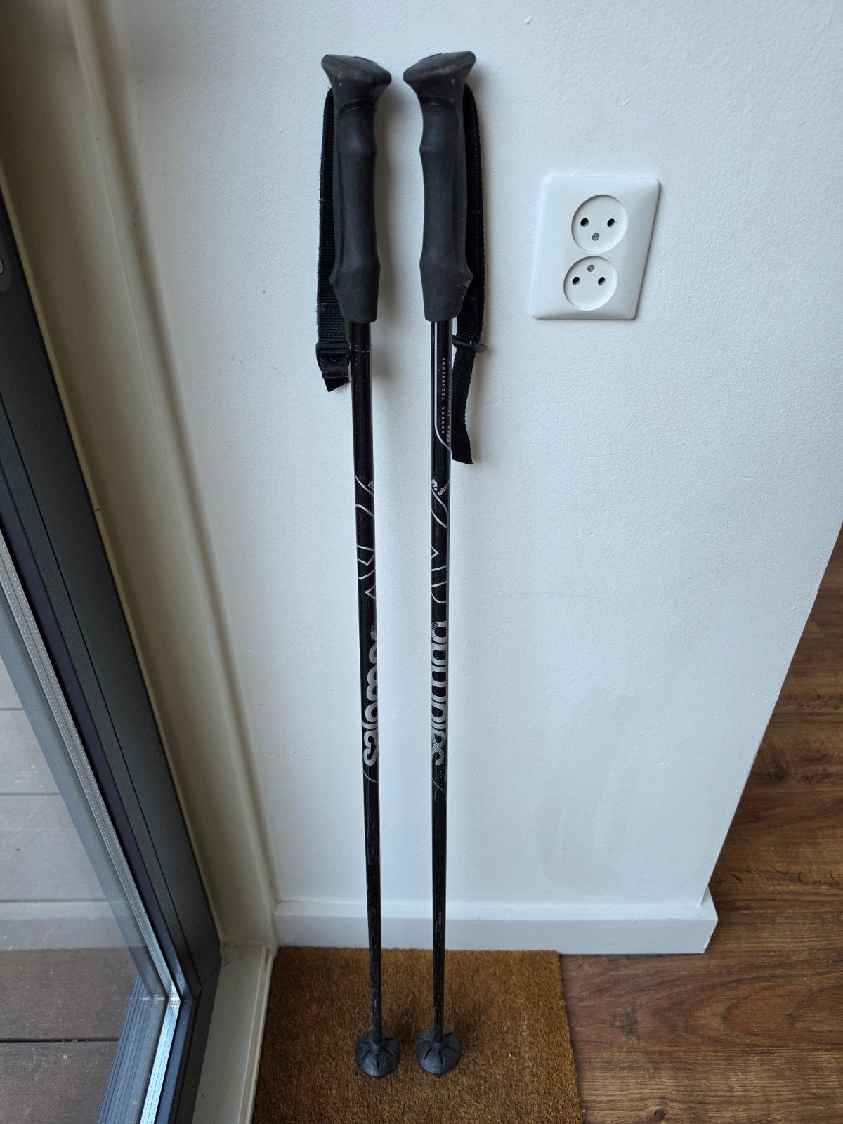 Salomon carbon skistokken 110cm, Ophalen, Stokken, 100 tot 140 cm, Salomon