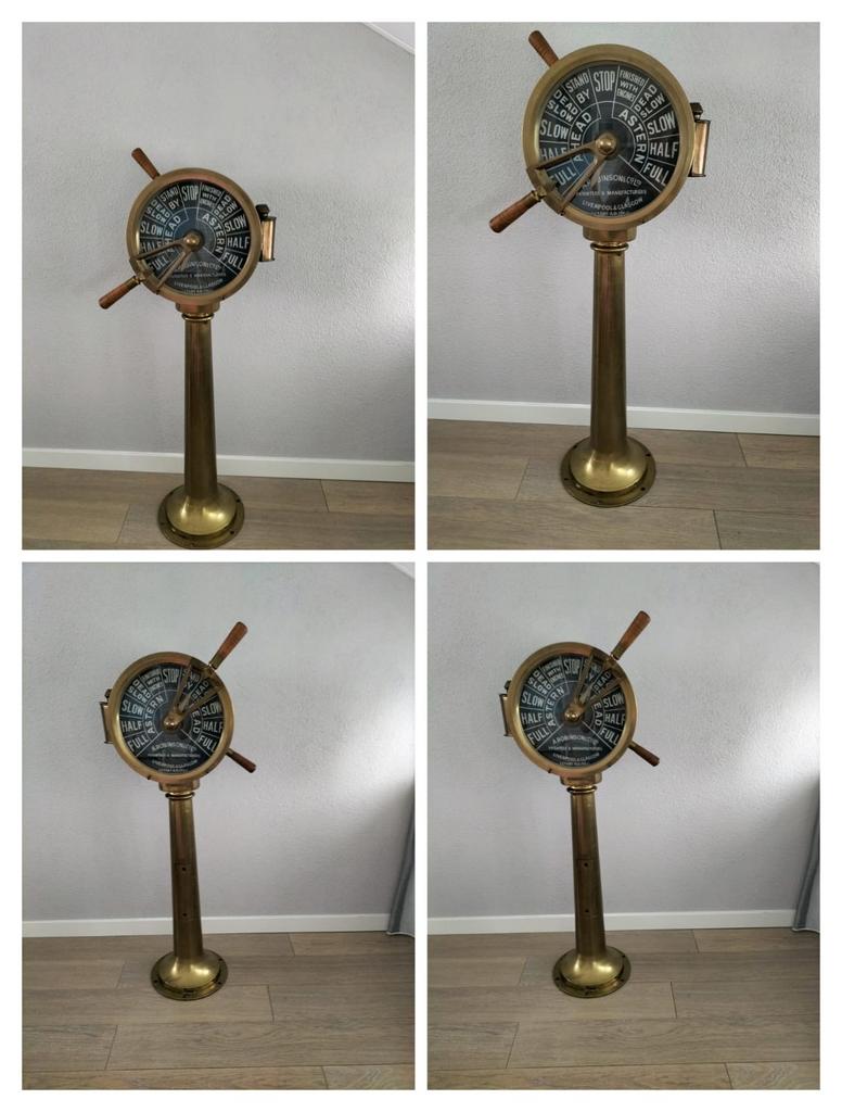 Antieke Messing Scheepstelegraaf - Maritieme Decoratie, Ophalen