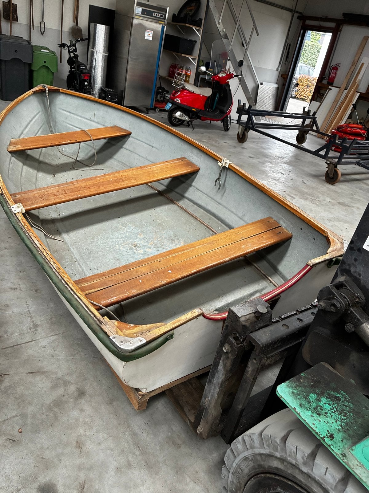With bijboot, Watersport en Boten, Ophalen, Kunststof, Gebruikt, 1 m