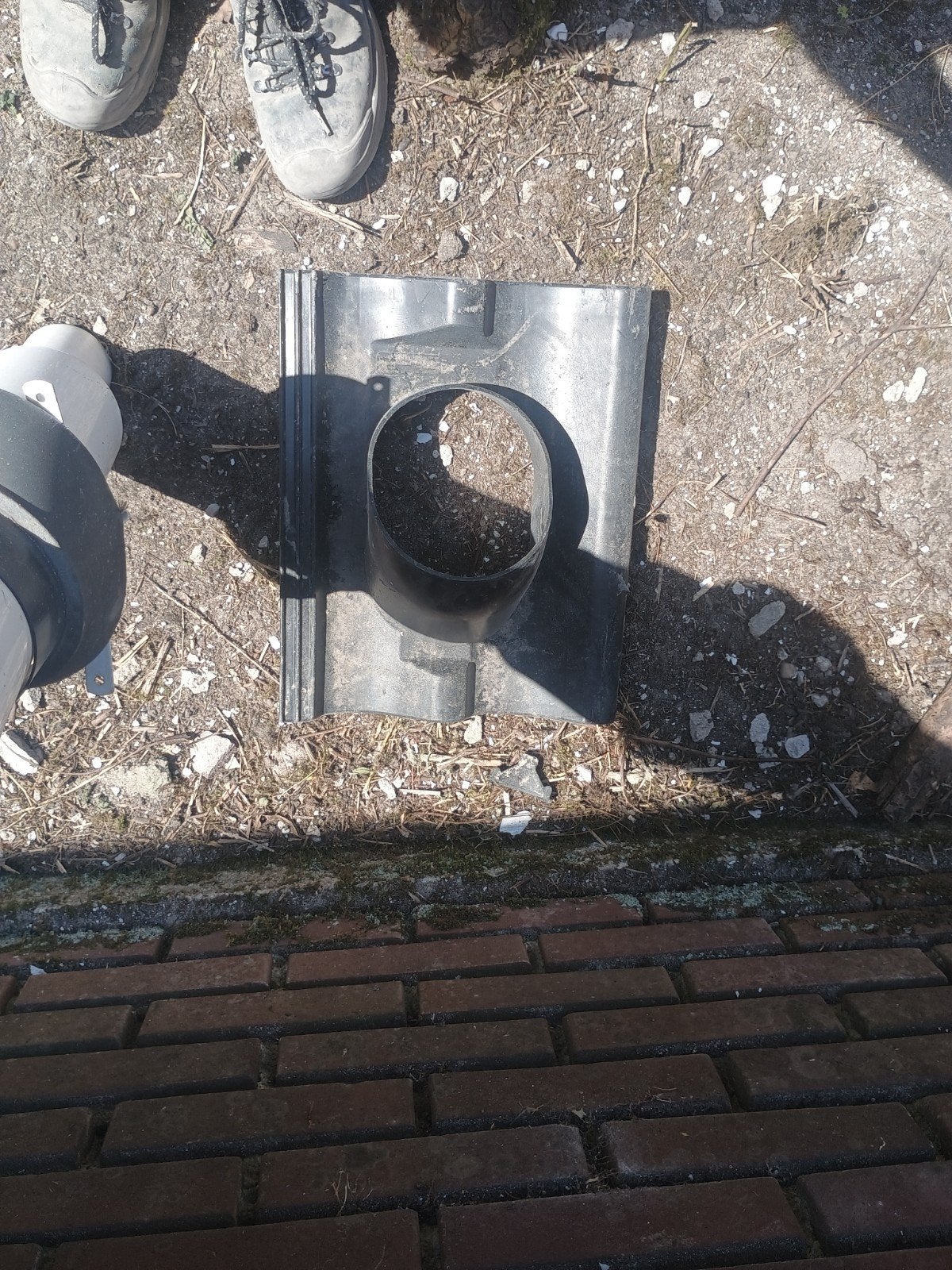 Dakdoorvoer, Doe-het-zelf en Verbouw, Ophalen, Kunststof, Zwart, Overige typen