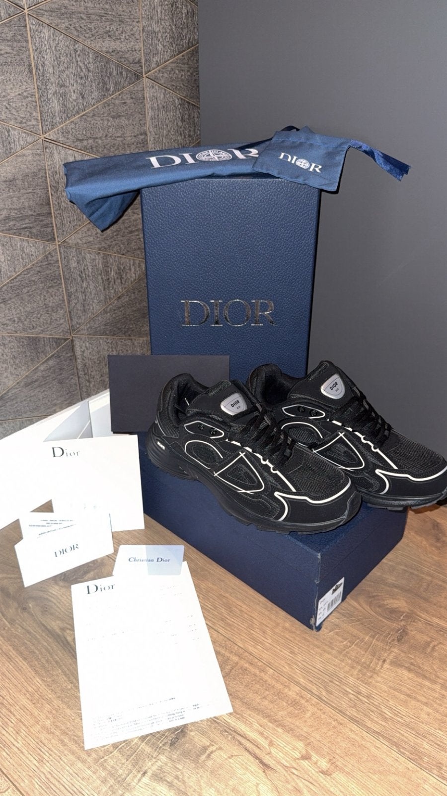 DIOR B30 SCHOENEN, Ophalen of Verzenden, Nieuw, Zwart