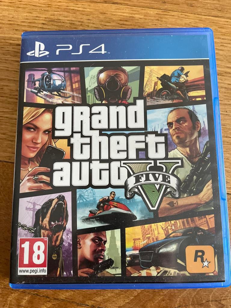 Grand Theft Auto V (GTA 5) PS4 - Zo goed als nieuw, Spelcomputers en Games, Games | Sony PlayStation 4, Online, Vanaf 18 jaar