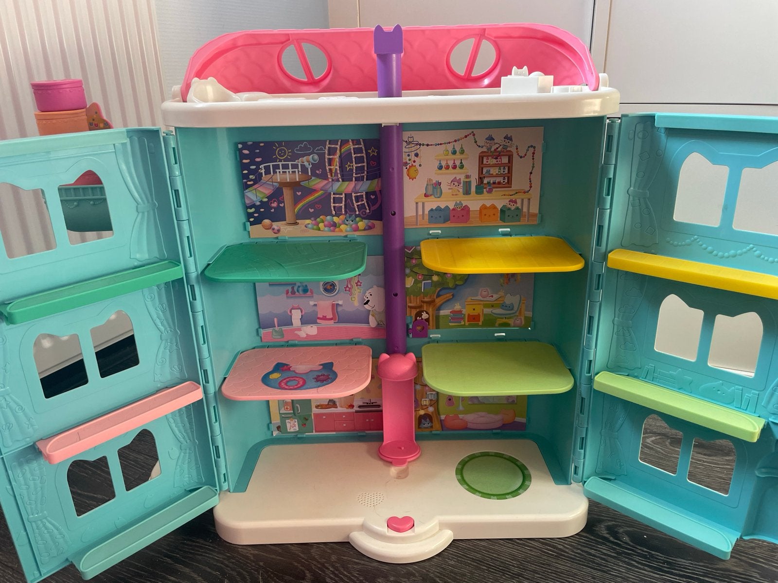 Gabi's Poppenhuis met Geluiden & Complete Set Kamers, Ophalen of Verzenden, Gebruikt, Poppenhuis