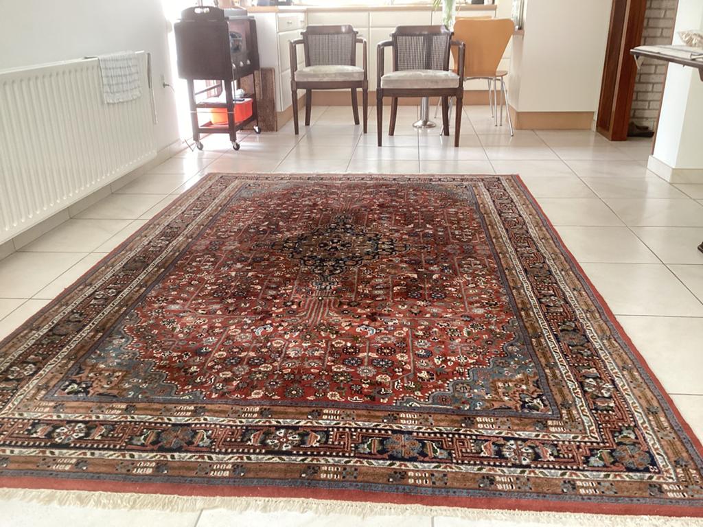 Te koop prachtig Perzisch tapijt Ferahan afmeting 274x185cm, Perzisch, Ophalen of Verzenden, Zo goed als nieuw, 200 cm of meer