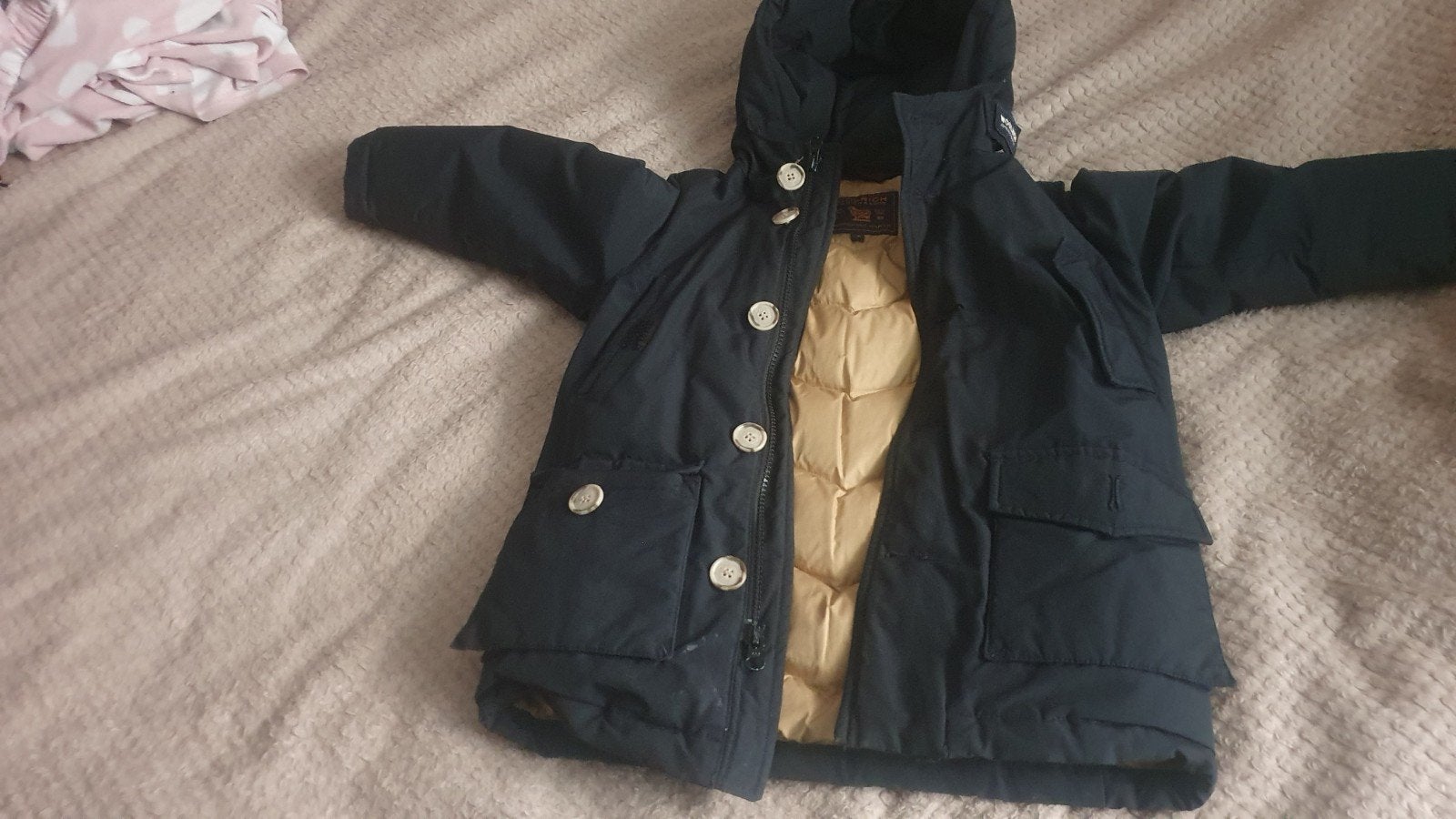 woonrich jas mt 12, Kinderen en Baby's, Jongen of Meisje, Ophalen of Verzenden, Zo goed als nieuw, Woolrich
