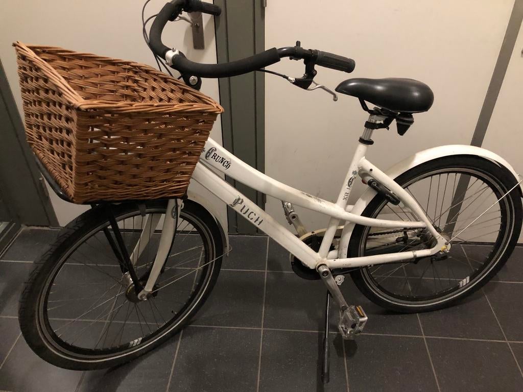 Puch Crunch damesfiets wit, Overige merken, Gebruikt, Velgrem, Versnellingen