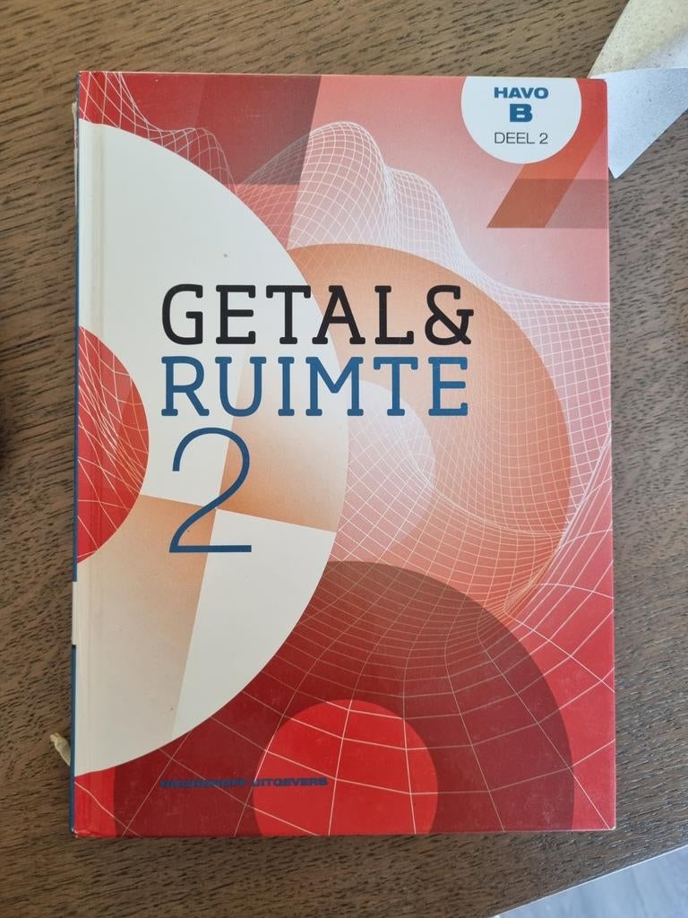 getal en ruimte havo b deel 2 11e editie, Boeken, Nieuw, Ophalen of Verzenden, Noordhoff Uitgevers, Beta