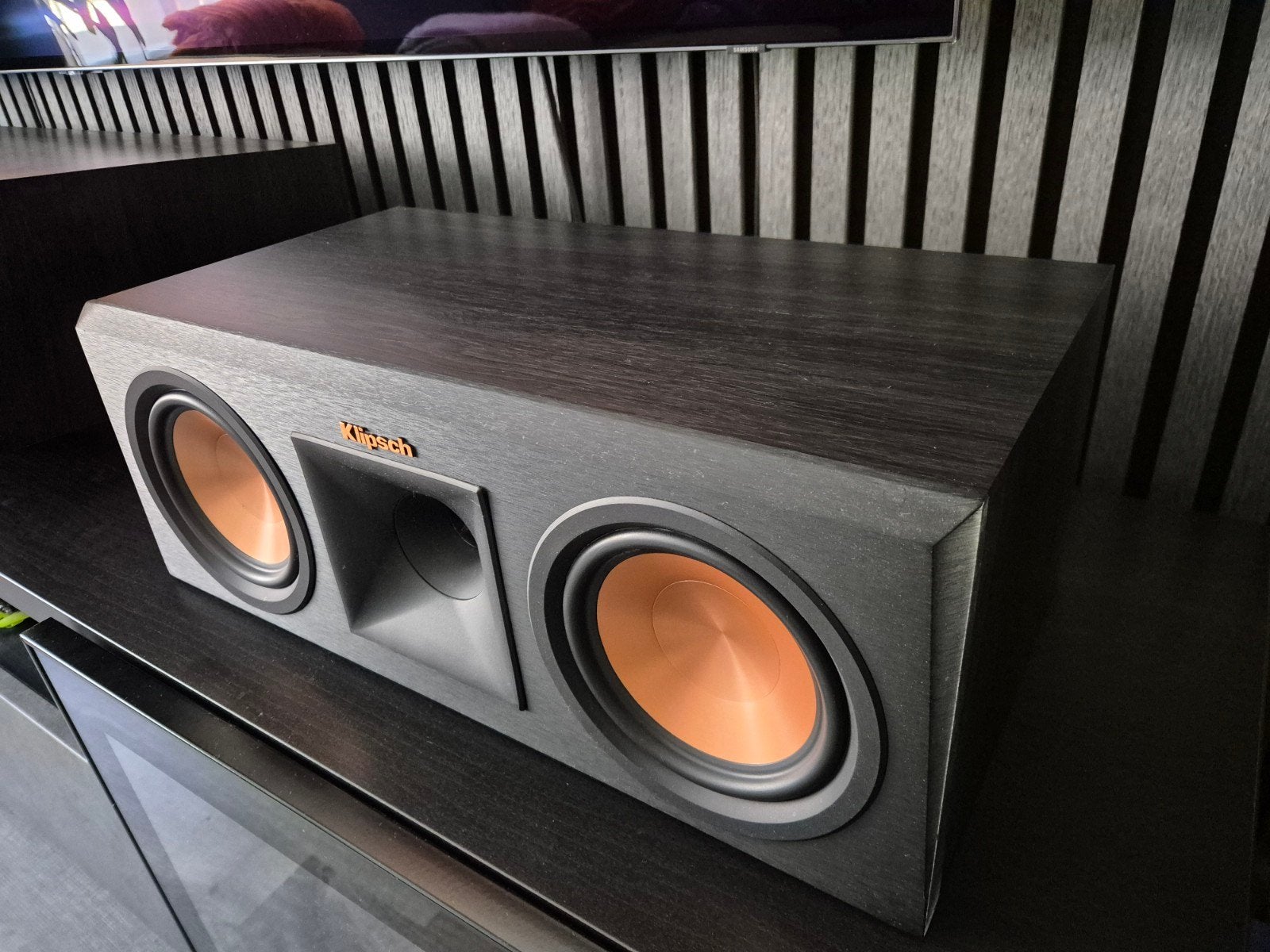 Klipsch RP-250C Center Speaker – Als nieuw!!, Audio, Tv en Foto, Ophalen, 120 tot 150 watt, Zo goed als nieuw, Geschikt voor surround/home cinema