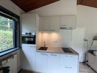 Witte Keller keuken 2022 met vaatwasser/koelkast; geen oven, Ophalen, Gebruikt, Wit, Enkelwandige keuken