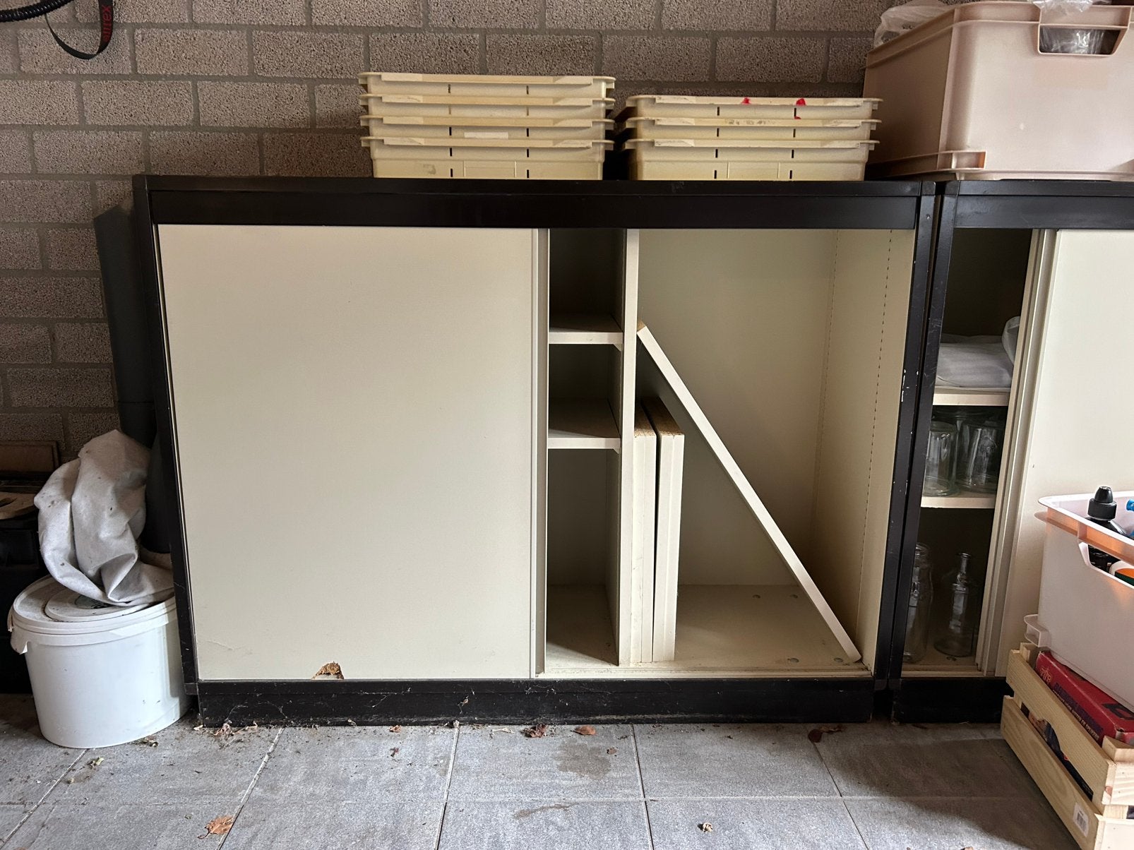Twee schoolkasten., Huis en Inrichting, Ophalen, Gebruikt