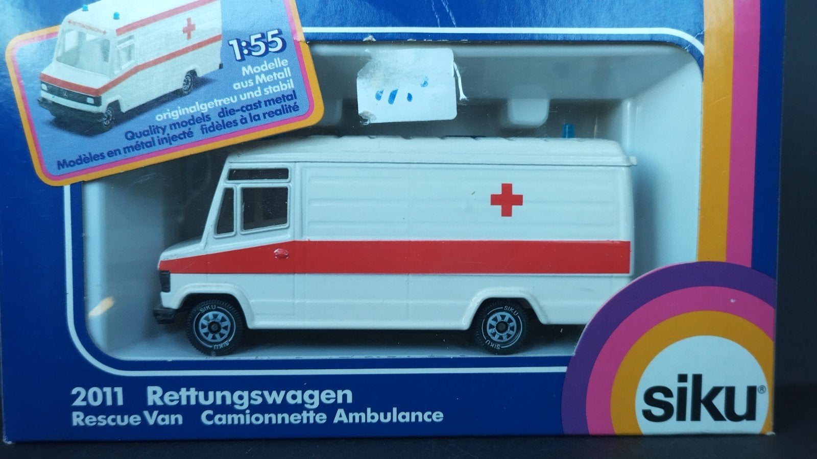 Mercedes Benz 809 D ambulance 1:55 Siku 2011 Pol, Siku, Auto, Verzenden, Ludenscheid