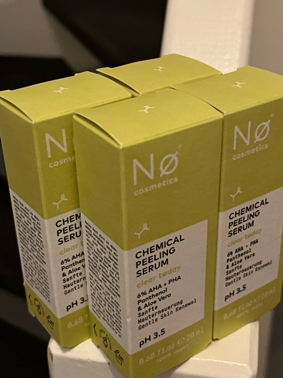 NØ Cosmetics Chemical Peeling Serum (20ml), Ophalen of Verzenden, Nieuw, Gehele gezicht, Reiniging