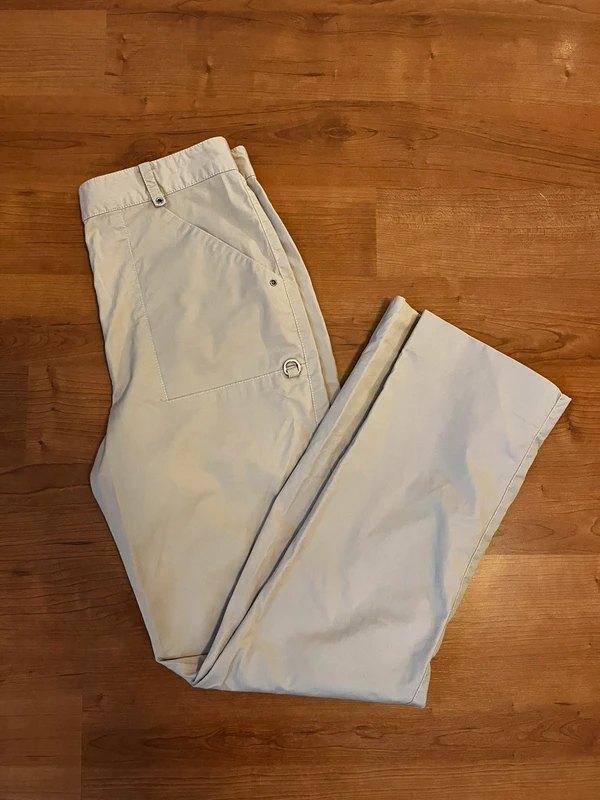 Vintage khaki skinny pants, Beige, Ophalen of Verzenden, Zo goed als nieuw, Driekwart