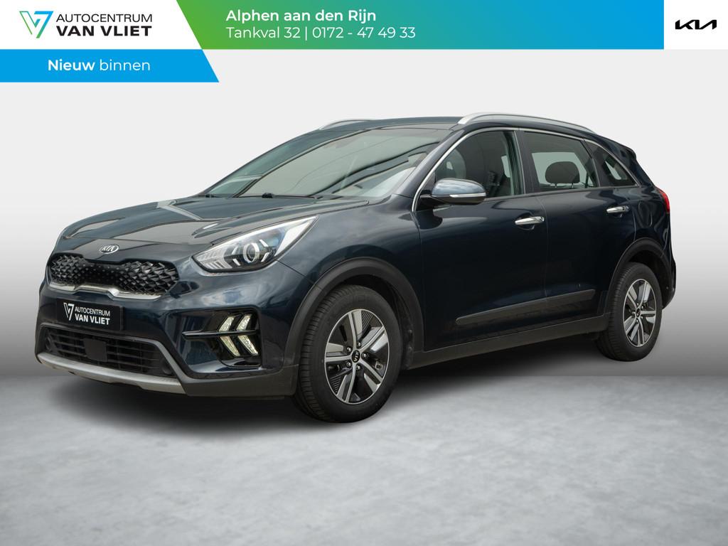 Kia Niro 1.6 GDi Hybrid DynamicLine | Navi | PDC | Achteruit, Auto's, Kia, 12 maanden, Gebruikt, Euro 6, Blauw