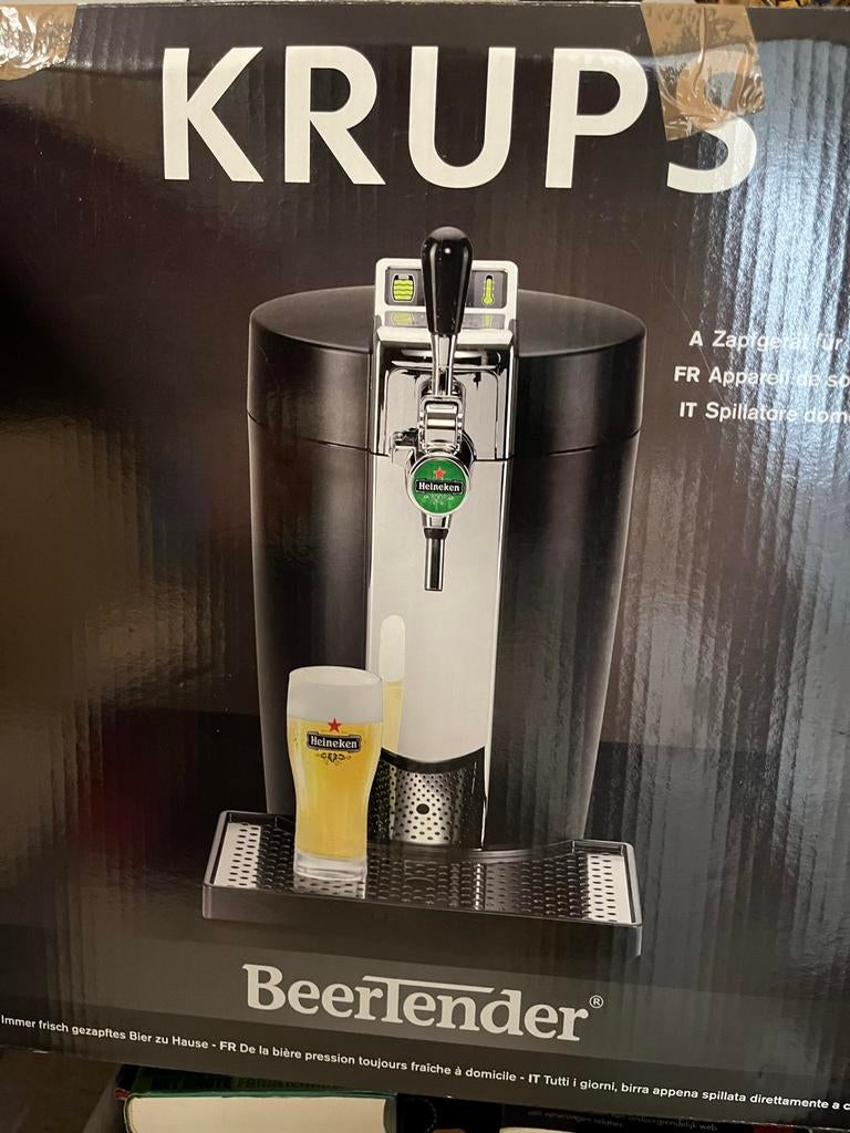 Krups BeerTender - Thuistap voor vers bier, Witgoed en Apparatuur, Thuistaps, Ophalen of Verzenden, Zo goed als nieuw, Krups