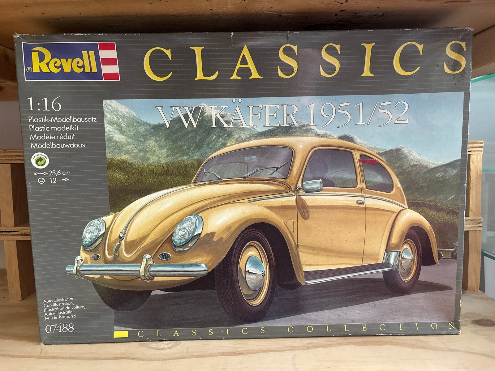 Nieuw Revell VW Kever (Brilkever) 1951 Schaal 1:16, Auto, Revell, Groter dan 1:32, Nieuw