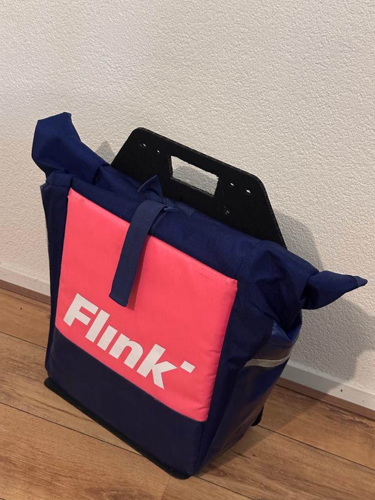 Flink maaltijd bezorg tas, warmhoud/koeltas, Ophalen, Gebruikt