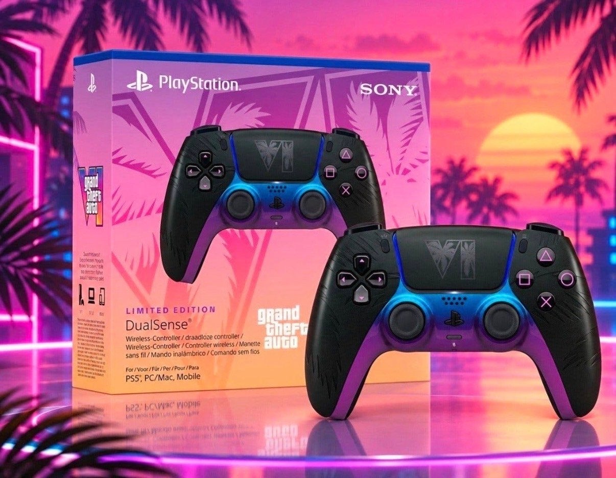Limited Edition Grand Theft Auto DualSense Controller, PlayStation 5, Nieuw, Ophalen of Verzenden, Controller