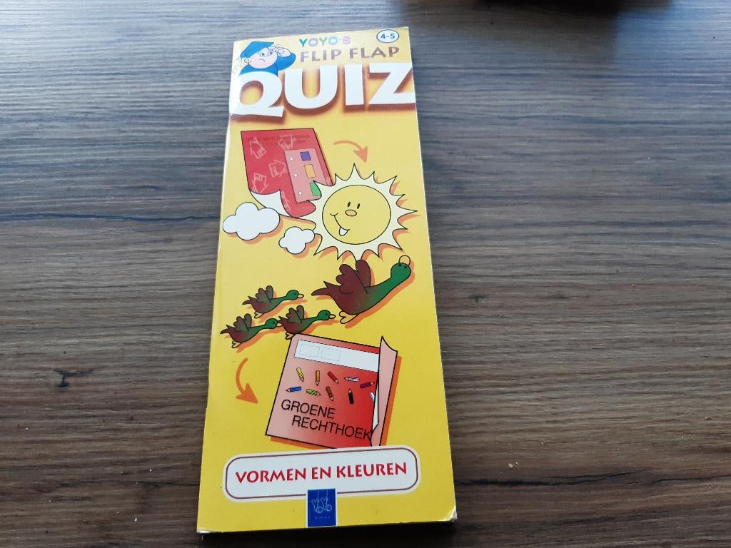 Yoyo's flip flap quiz vormen en kleuren, Boeken, Ophalen of Verzenden, Zo goed als nieuw