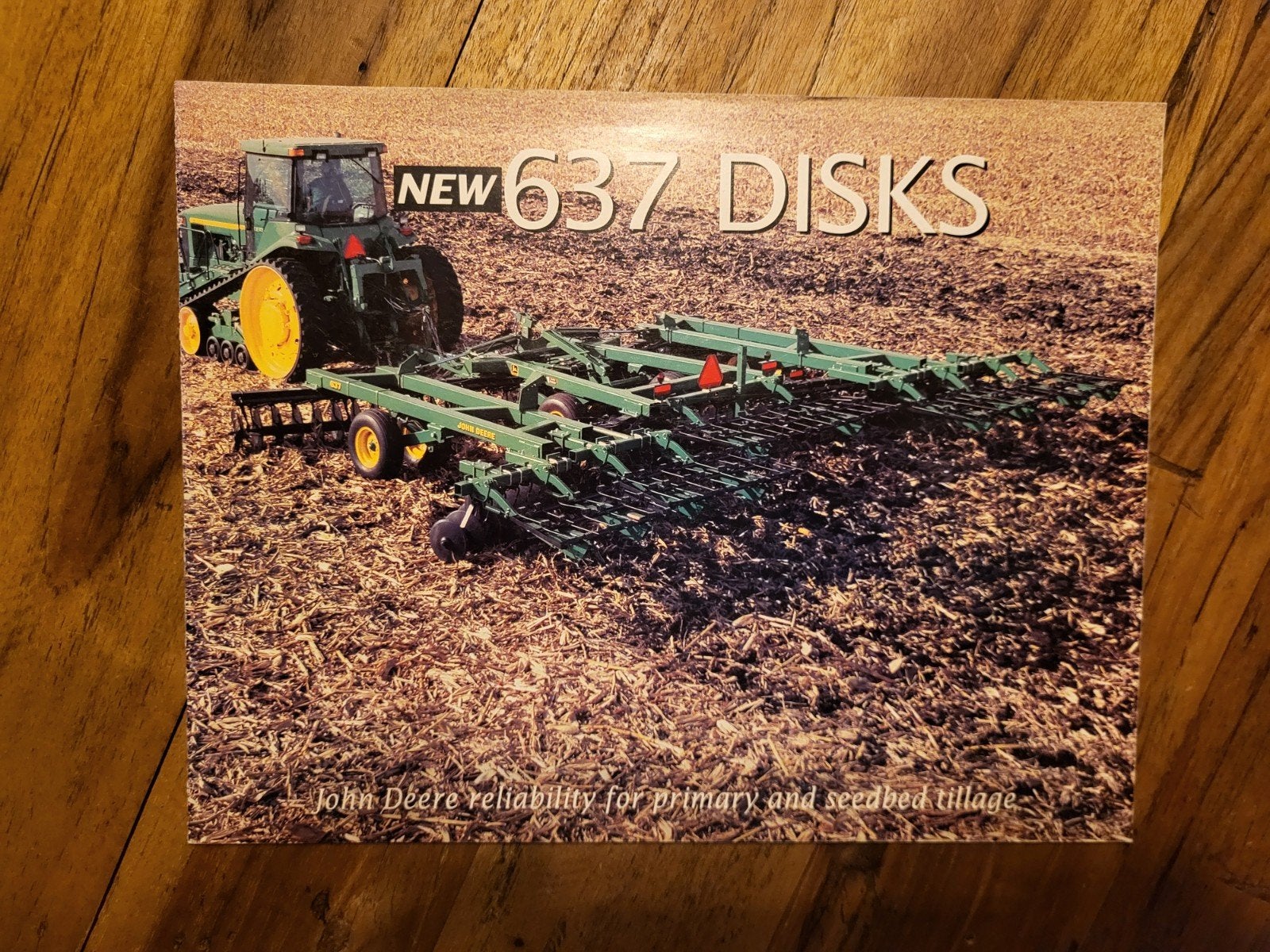 tractor folder John Deere New 637 DISKS, Ophalen of Verzenden