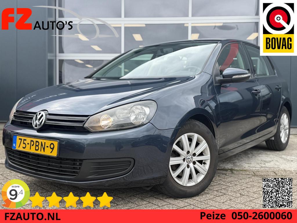 Volkswagen Golf 1.4 TSI Comfortline DSG Automaat - Navigatie, Euro 5, Stof, Gebruikt, Zwart
