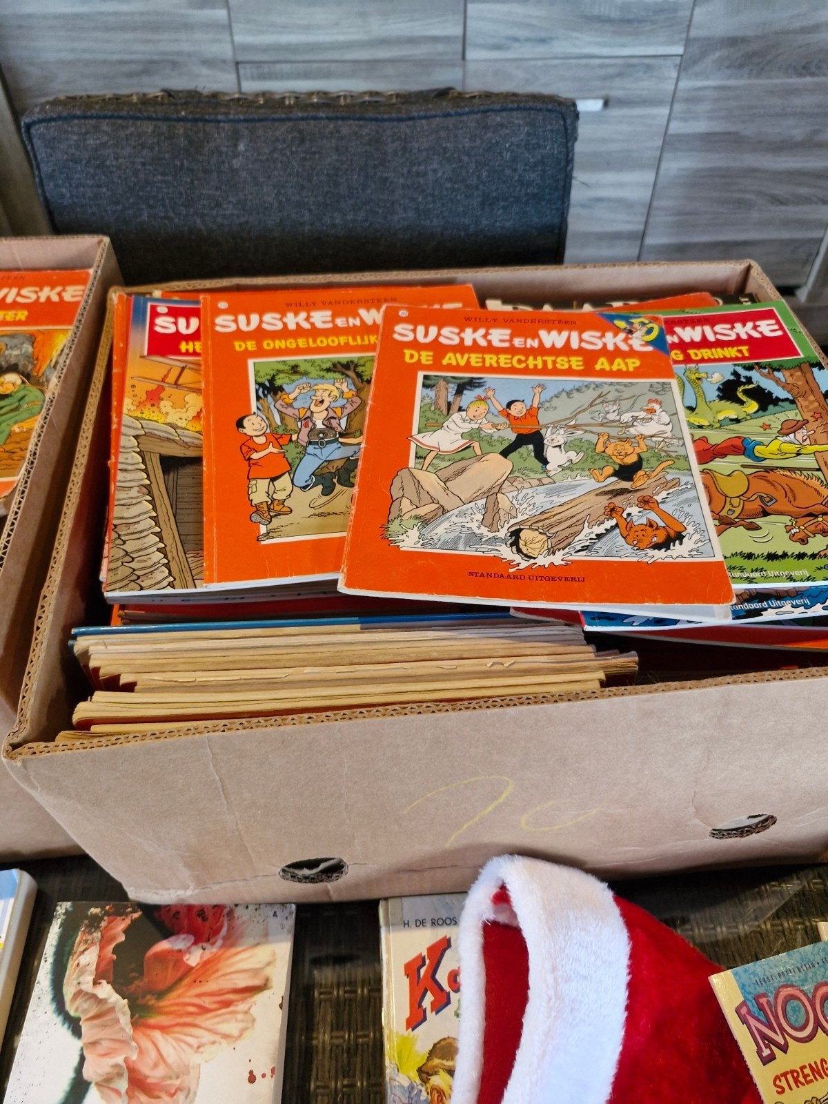 2 grote dozen met Suske en Wiske stripboeken, Boeken, Meerdere stripboeken, Ophalen, Gelezen