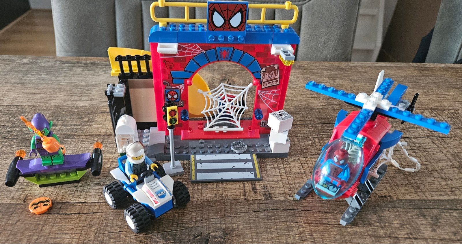 LEGO JUNIORS MARVEL SPIDERMAN 10687, Ophalen of Verzenden, Zo goed als nieuw, Complete set, Lego